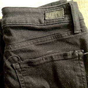 PAIGE Hoxton Ankle Raw Hem Ankle Jeans